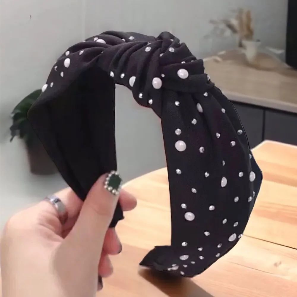 Headband beaded, GIFT IT black,durable, classy